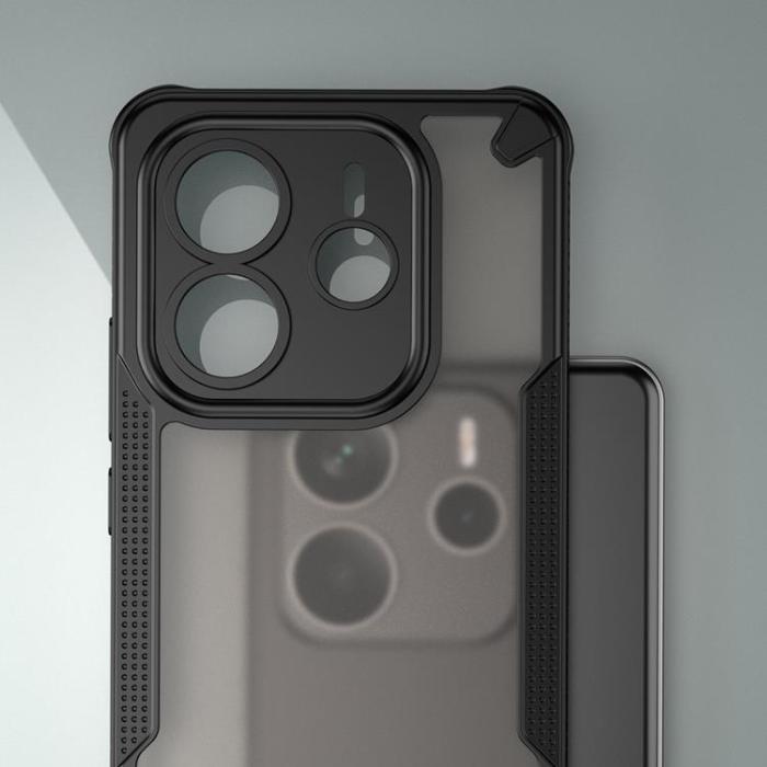 OEM - Xiaomi Redmi Note 14 5G Mobilskal Defender Matt - Svart