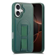 CASENEO - CASENEO iPhone 17 Fodral Magnetiskt KonstL&auml;der - Gr&ouml;n