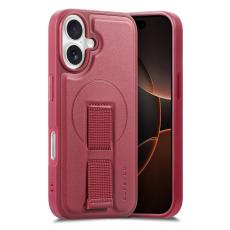 CASENEO - CASENEO iPhone 17 Fodral Magnetiskt KonstL&auml;der - R&ouml;d