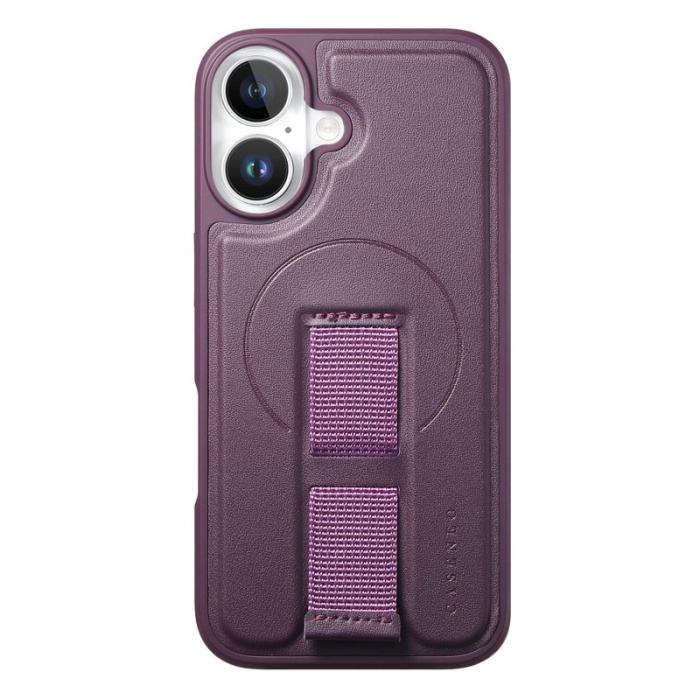 CASENEO - CASENEO iPhone 17 Fodral Magnetiskt KonstLäder - Lila