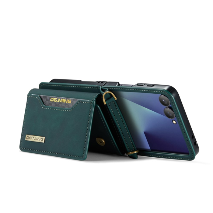 DG.MING - DG.MING Galaxy Z Flip 7 Mobilskal Detachable M2 - Grön