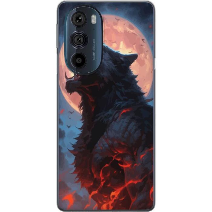 iSecrets - Mobilskal till Motorola Edge 30 Pro med Ylande varg