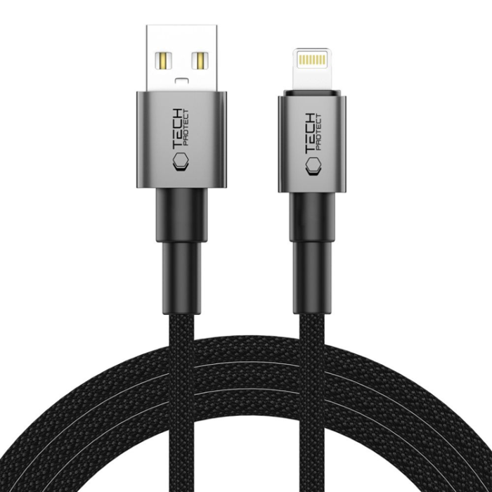 Tech-Protect - Tech-Protect USB-A Till Lightning kabel Ultraboost - Grå