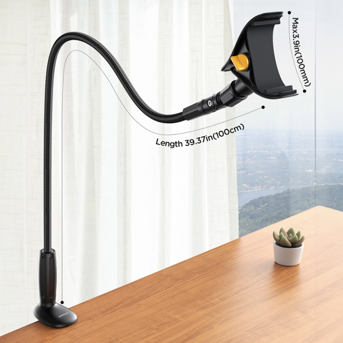 Joyroom - Joyroom Hållare med Flexibel Arm för Skrivbord - Svart