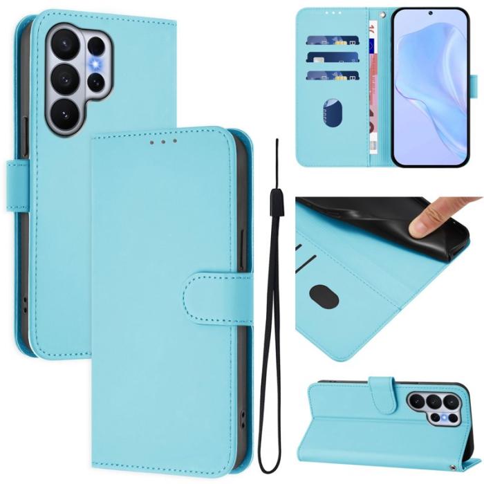 OEM - Samsung Galaxy S26 Ultra Fodral Konstläder - Ljusblå
