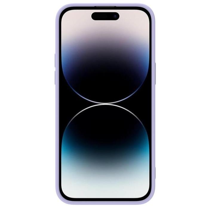 UTGATT5 - Nillkin iPhone 14 Pro Skal CamShield Silky Silicone - Lila