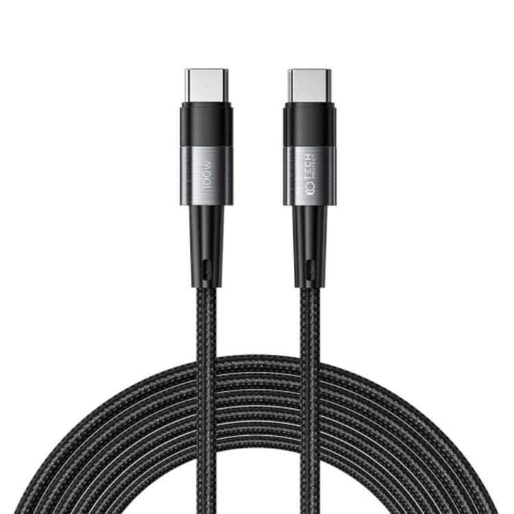 Tech-Protect USB-C till USB-C Kabel (3m) Ultraboost - Svart | 3541 | AlltMobil