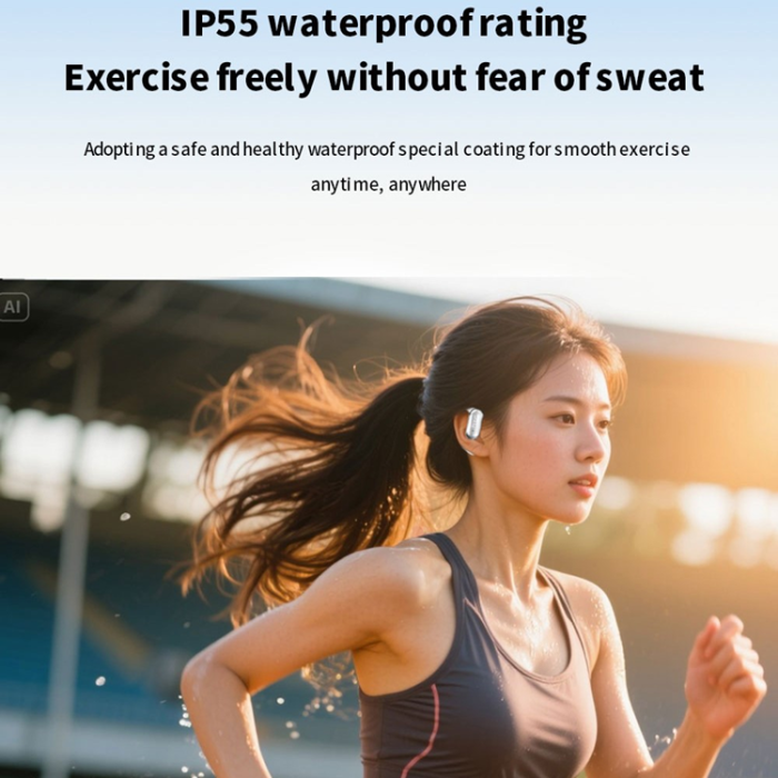 HTC - HTC OWS Trådlösa Bluetooth 6.0 Sports Hörlurar On-Ear NE37