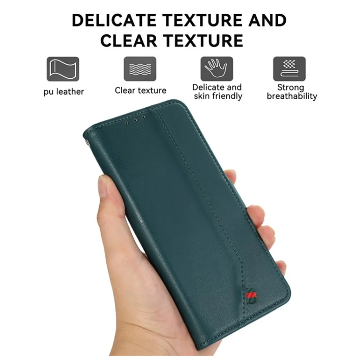 A-One Brand - Sony Xperia 1 VII Plånboksfodral RFID Läder - Grön