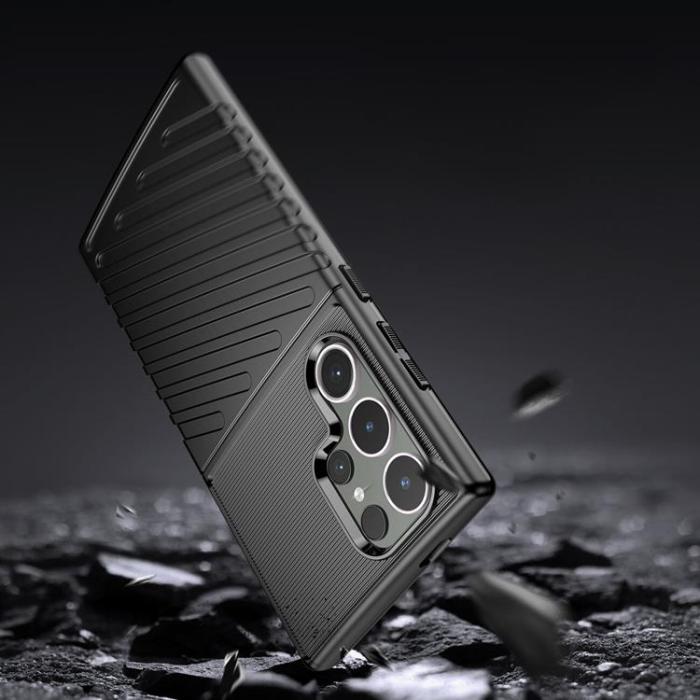 OEM - Galaxy S24 Ultra Mobilskal Thunder Armored - Svart