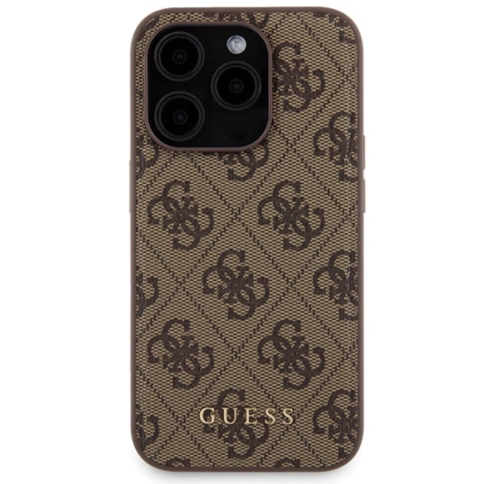 Guess - Guess iPhone 15 Pro Max Mobilskal Med Powerbank 5000mAh Magsafe Metal Logo