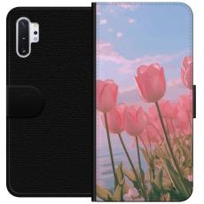 iSecrets - Plånboksfodral till Samsung Galaxy Note10+ med Rosa Tulpaner