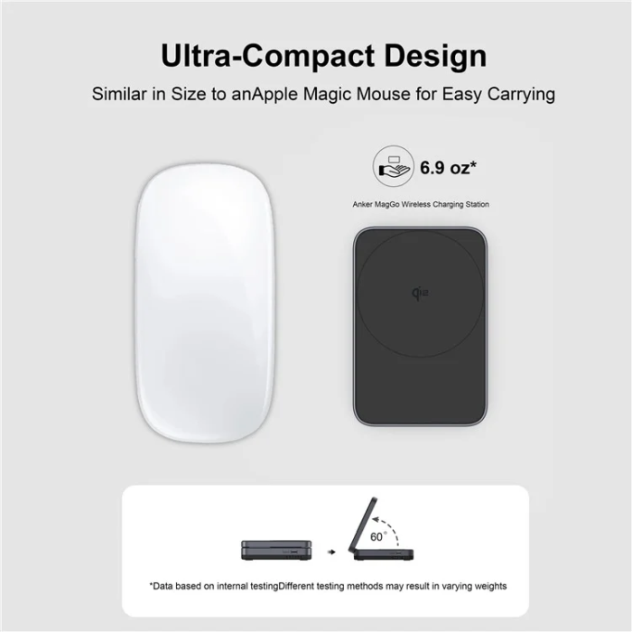 OEM - Qi2 MagSafe Trådlös Laddare iPhone, Airpods 15W YF-M29 - Svart