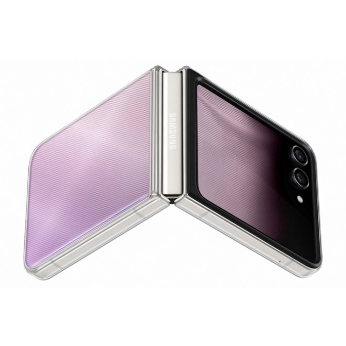 Samsung - Samsung Galaxy Z Flip 5 Mobilskal Flipsuit Silikon - Transparent