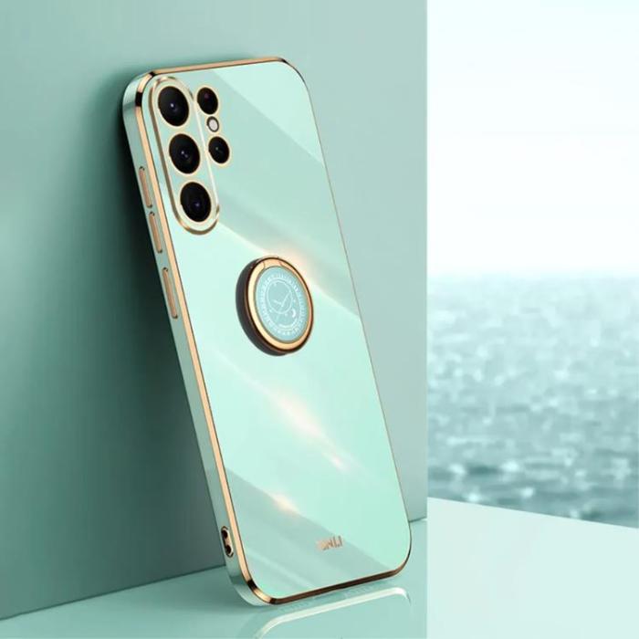 Taltech - Galaxy S24 Ultra Mobilskal Ringhållare - Mynta