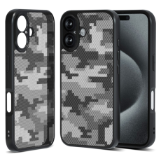 IBMRS - IBMRS iPhone 17 Mobilskal Anti-Fall Soft - Rutnätskamouflage