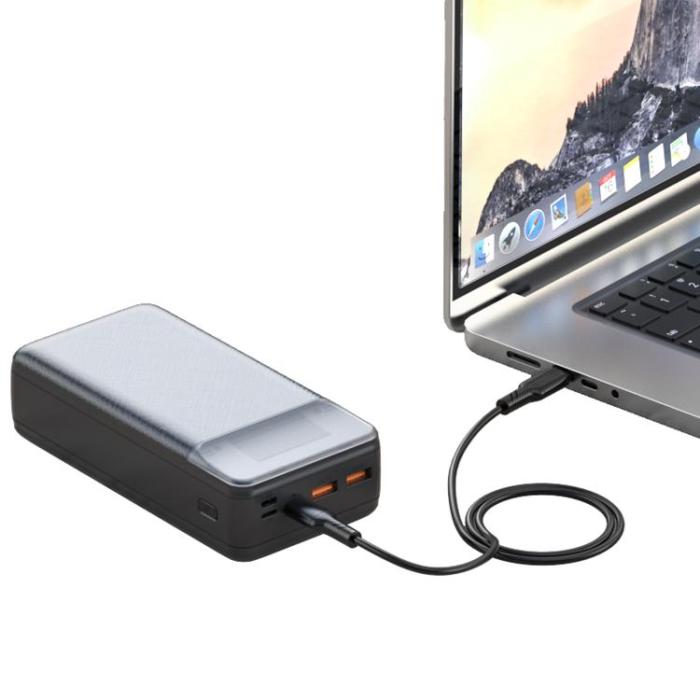 XO - XO Powerbank 30000 mAh 65W för Laptop PR201- Svart