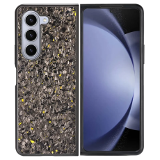 A-One Brand - Galaxy Z Fold 6 5G Mobilskal Aramid Fiber Forged Texture - Guld