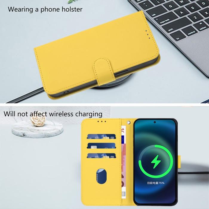 OEM - Samsung Galaxy S26 Ultra Fodral Konstläder Solid Color - Citron