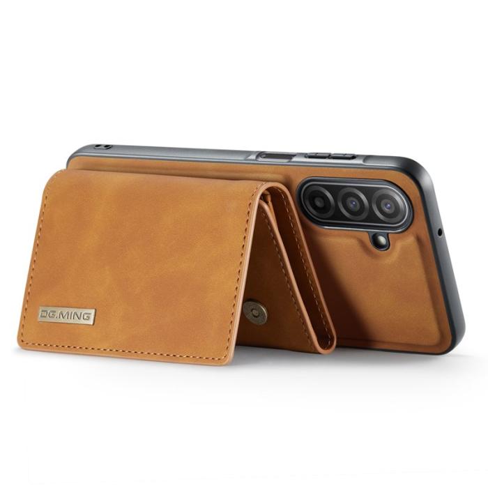 DG.MING - DG.MING Samsung Galaxy A17 5G Konstläder Plånboksfodral Brun