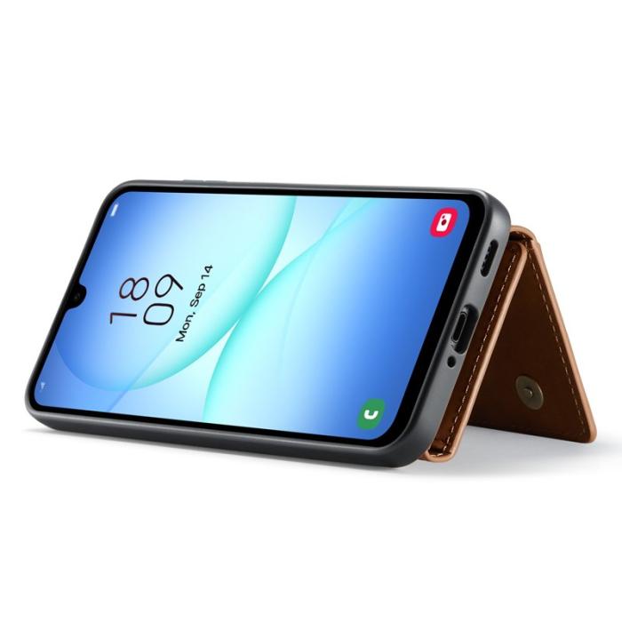 DG.MING - DG.MING Samsung Galaxy A17 5G Konstläder Plånboksfodral Brun