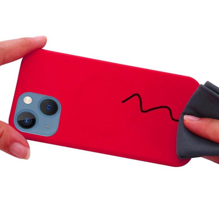 OEM - iPhone 14 Plus Skal Magsafe Silicone Ultra Slim - Skrikrosa