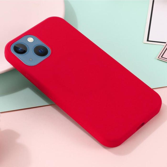 OEM - iPhone 14 Plus Skal Magsafe Silicone Ultra Slim - Skrikrosa