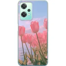 Gustaf - Mobilskal till OnePlus Nord CE 2 Lite 5G med Rosa Tulpaner
