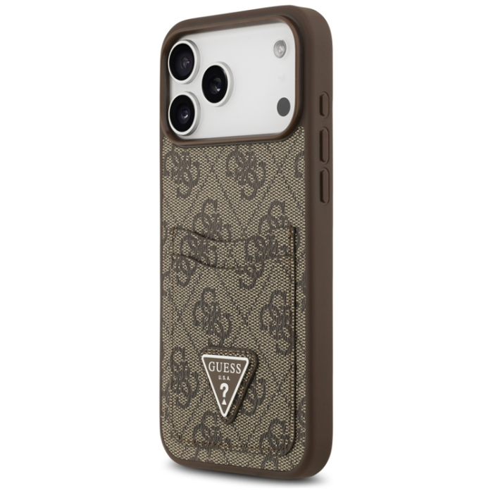 Guess - Guess iPhone 17 Pro Max Mobilskal 4G Double Card Triangle