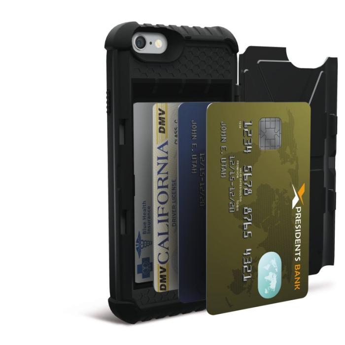 UTGATT5 - UAG Card Case till iPhone 6/6S - Svart