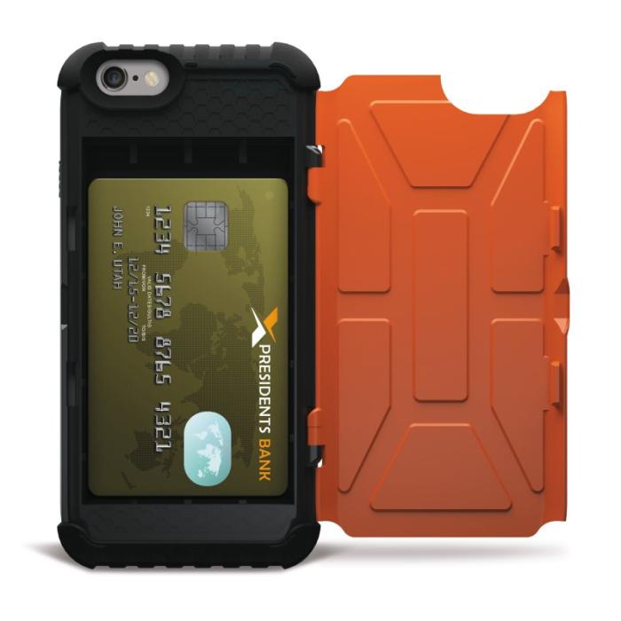 UTGATT5 - UAG Card Case till iPhone 6/6S - Orange