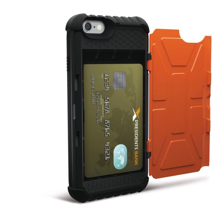 UTGATT5 - UAG Card Case till iPhone 6/6S - Orange