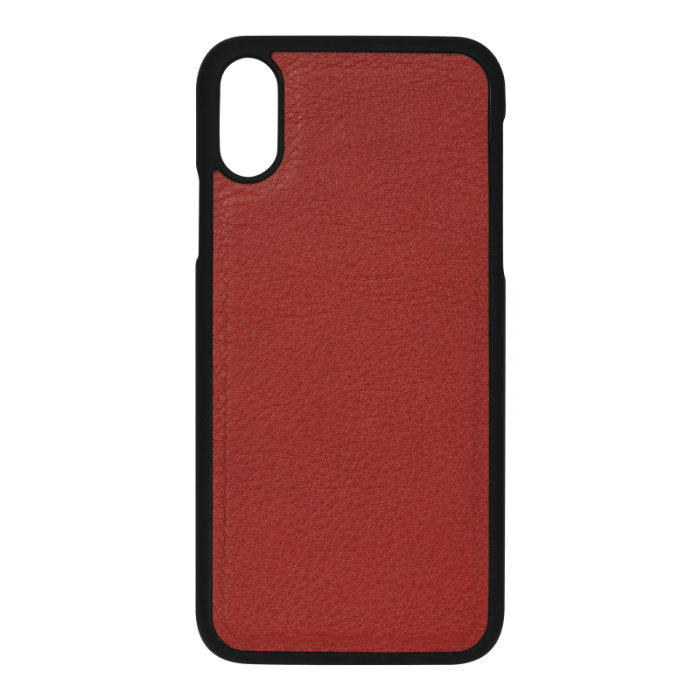 Essentials - Essentials Läder wallet till iPhone XR - Röd