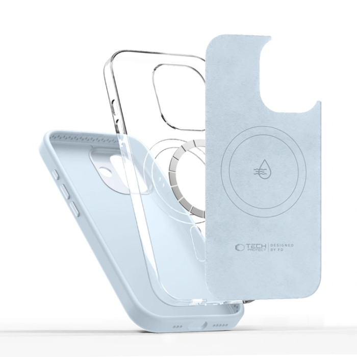 Tech-Protect - Tech-Protect iPhone 17 Mobilskal Magsafe Uniq - Mist Blå