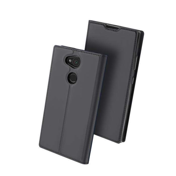 UTGATT4 - DUX DUCIS Plånboksfodral till Sony Xperia L2 - Grå