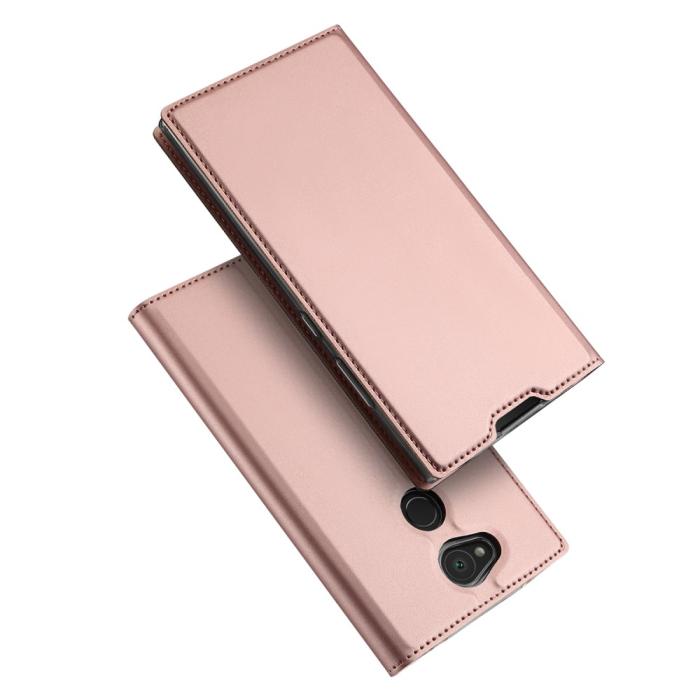 UTGATT4 - DUX DUCIS Plånboksfodral till Sony Xperia L2 - Rose Gold