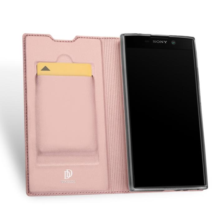 UTGATT4 - DUX DUCIS Plånboksfodral till Sony Xperia L2 - Rose Gold