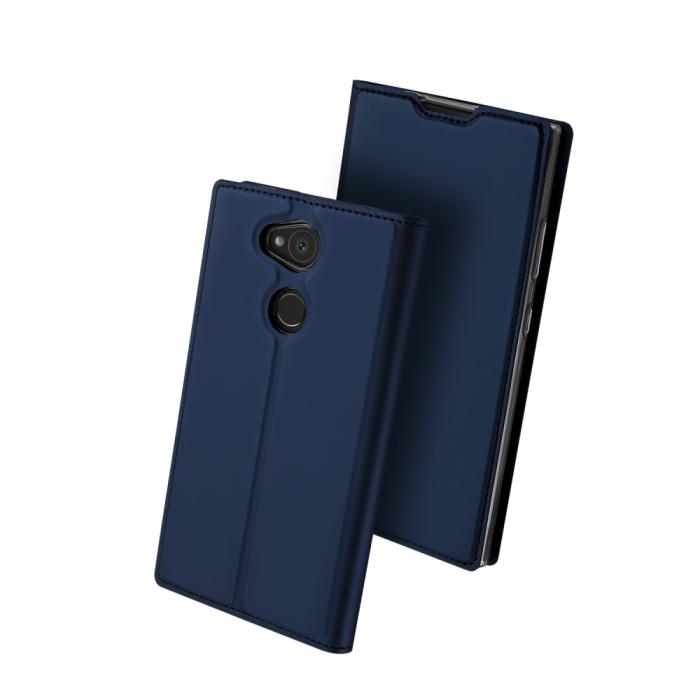 UTGATT4 - DUX DUCIS Plånboksfodral till Sony Xperia L2 - Blå