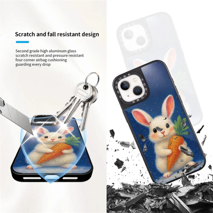 A-One Brand - Mobilskal till iPhone 14 MagSafe Aluminium Silikon