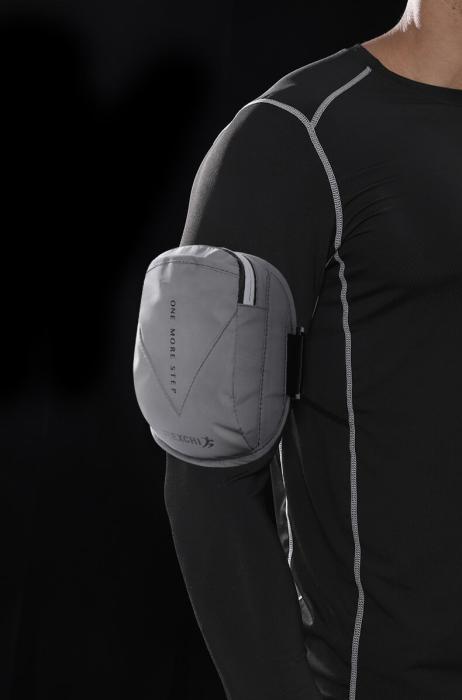 OEM - Rexchi Dual Pocket Sportarmband - Grå