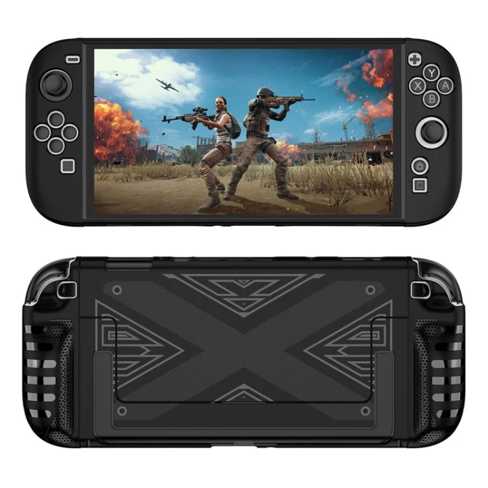 OEM - Nintendo Switch 2 Spelkonsol Skal med Stativ - Svart