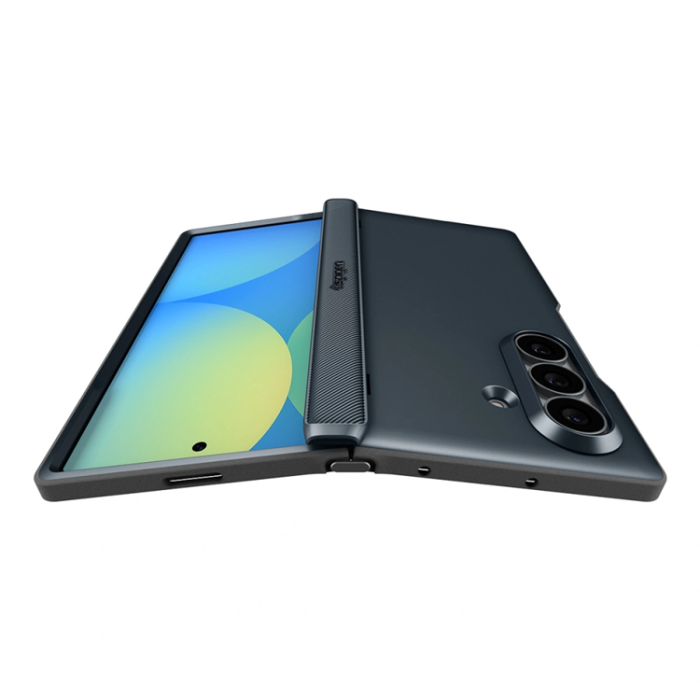 Spigen - Spigen Mobilskal För Galaxy Z Fold 8 Ultra MagSafe Slim Armor Pro - Metal Slate