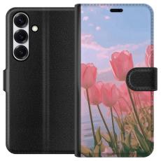iSecrets - Plånboksfodral till Samsung Galaxy S25 med Rosa Tulpaner