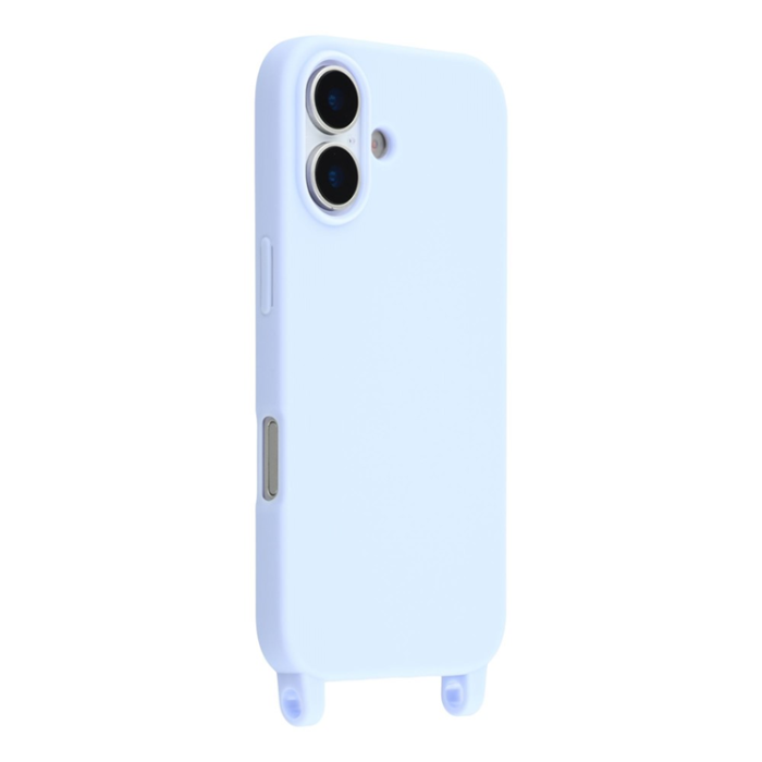 A-One Brand - iPhone 17 Mobilskal TPU med Hål för Rem - Ljuslila