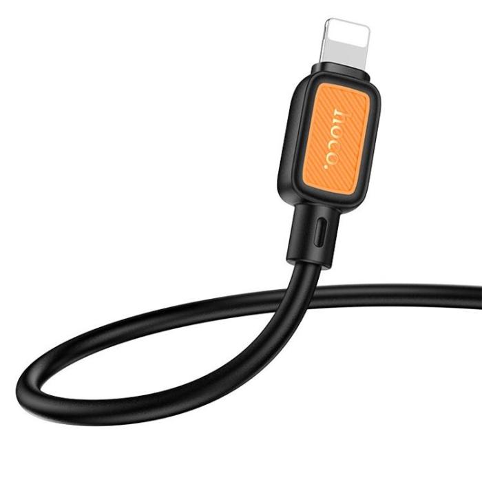 Hoco - HOCO USB-A till Lightning Kabel 2.4A 1 m X108 - Svart