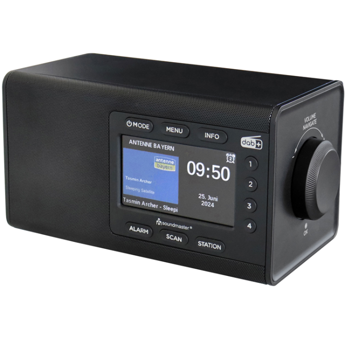Soundmaster - Soundmaster Bordsradio med färg-display och förvalsknappar