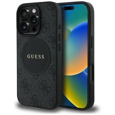 Guess - Guess iPhone 16 Pro Mobilskal MagSafe 4G Circle - Svart
