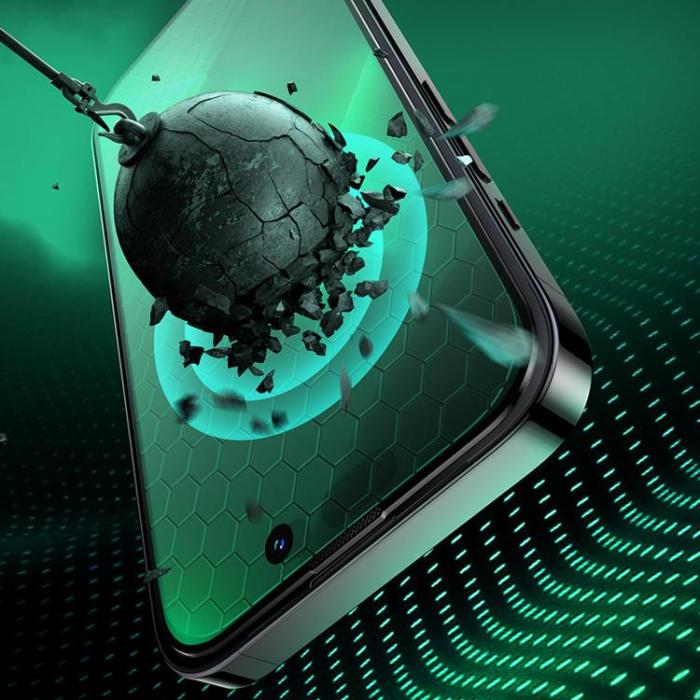 Joyroom - Joyroom iPhone 14 Pro Max Skärmskydd i Härdat glas Knight Green