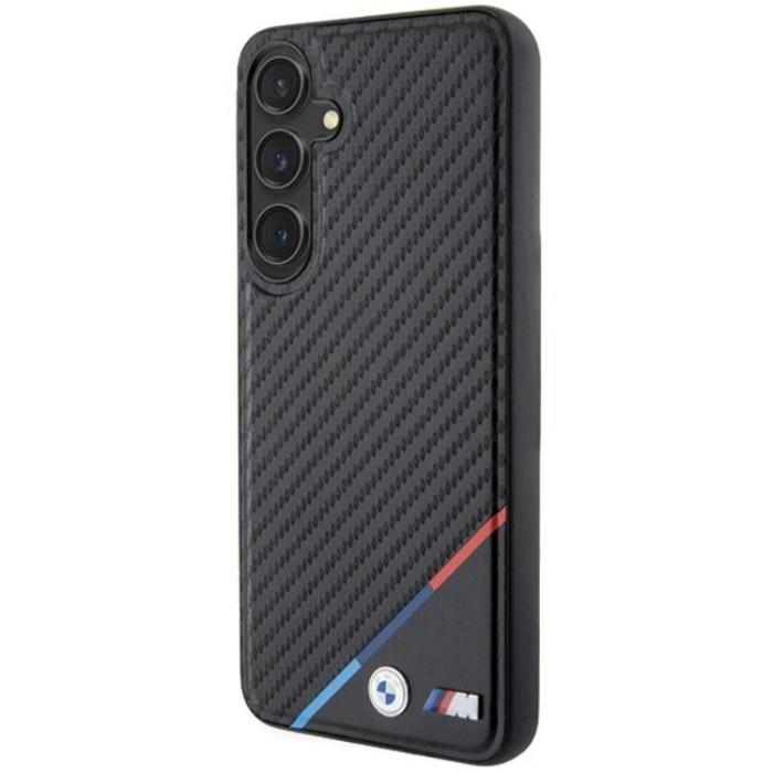 BMW - BMW Galaxy S24 Mobilskal MagSafe Carbon Tricolor Line