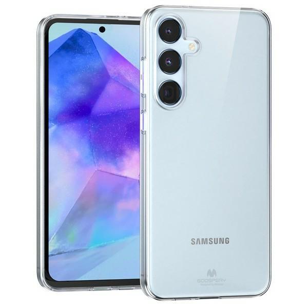 Mercury Galaxy A55 5G Mobilskal Jelly - Transparent | 2353 | AlltMobil